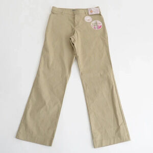 Dickies Beige Curvy Style Stretch Twill Pants Size 12R  NWT